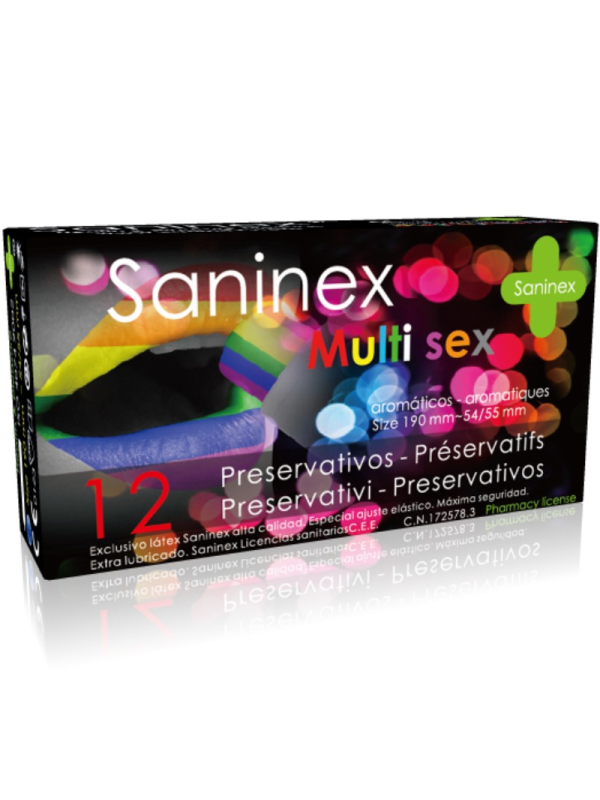 preservatifs multisex 12u saninex
