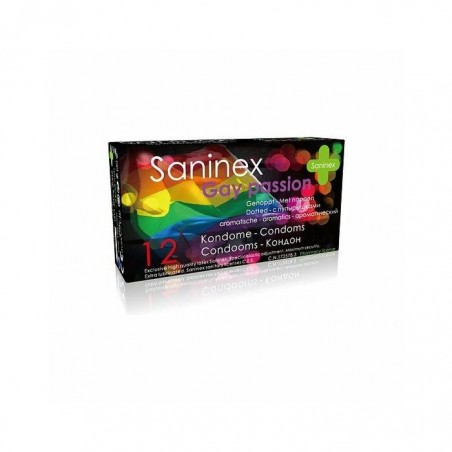 Préservatifs Gay passion pointe 12u saninex