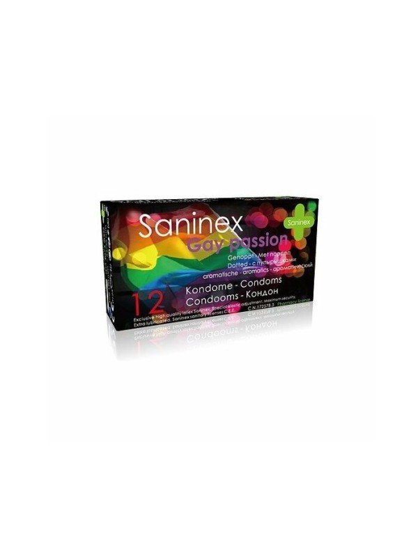 Préservatifs Gay passion pointe 12u saninex