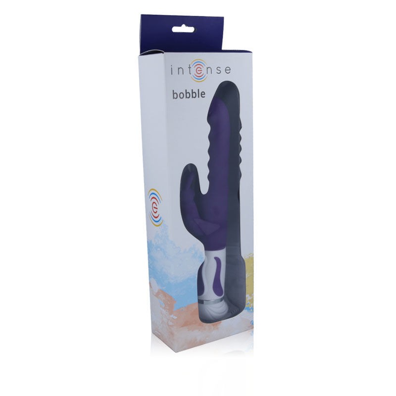 Vibro rabbit tournant bobbler lila
