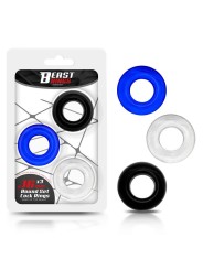 anneau penis 3 couleurs beast