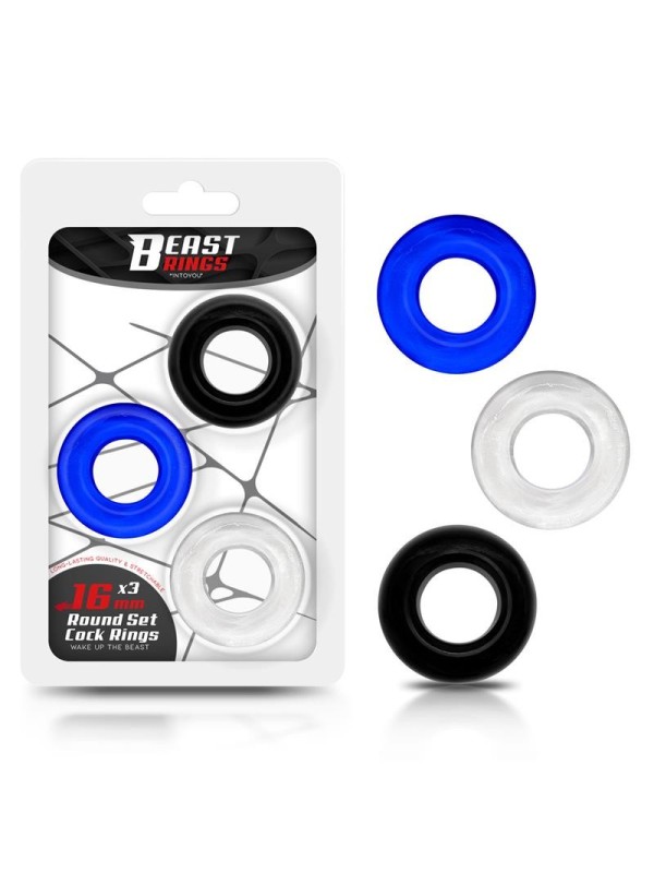 anneau penis 3 couleurs beast