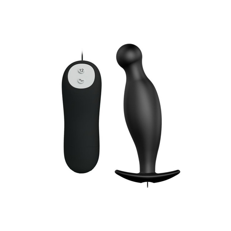 plug anal silicone 12 vibrant noir