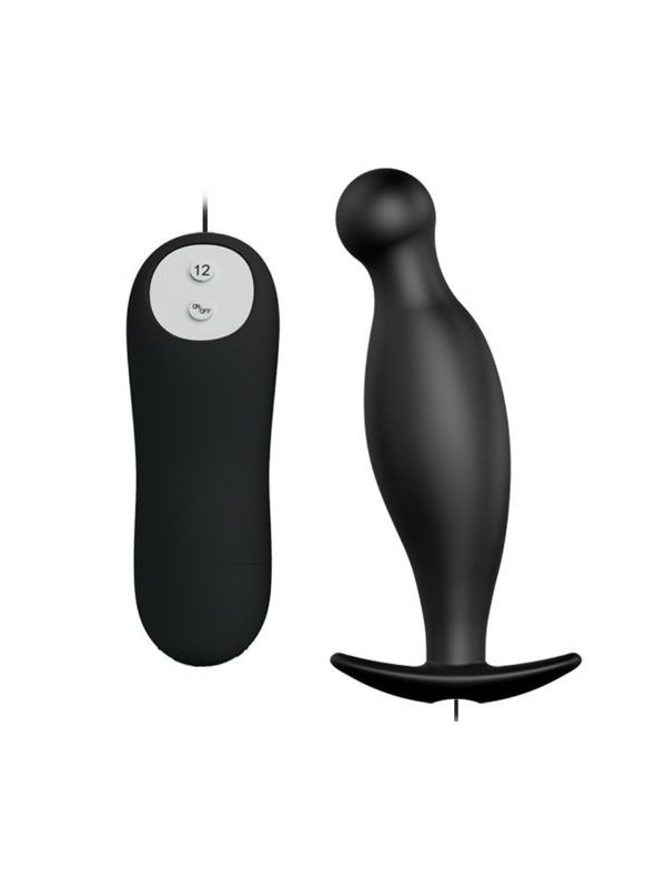 plug anal silicone 12 vibrant noir