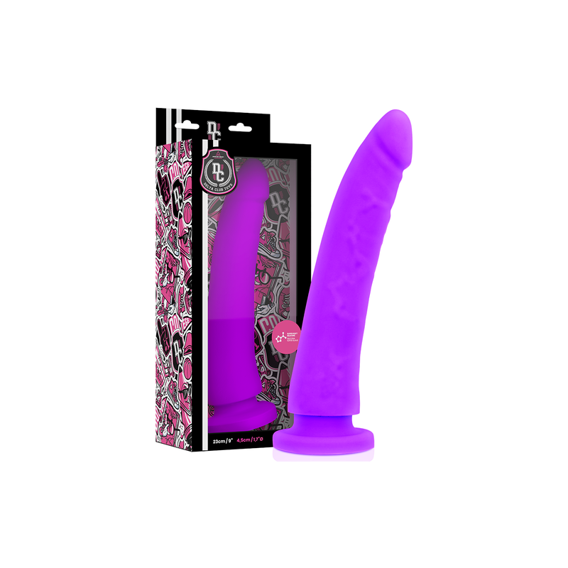 gode silicone lila 23x4,5cm delta club