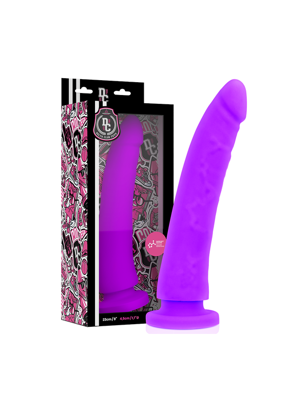 gode silicone lila 23x4,5cm delta club